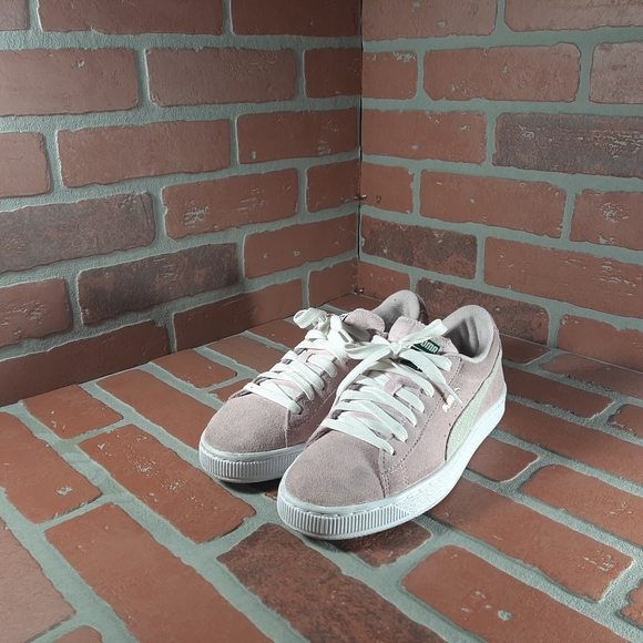 LIGHT "NUDE" PINK PUMA SUEDE - Picture 3 of 8